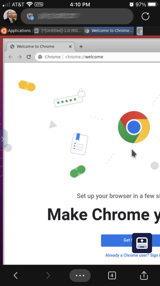  Apple IOS Running Edge Running Chrome Running in Kasm