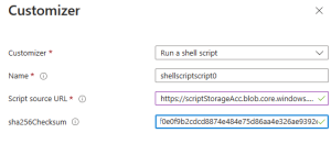Image Template Checksum for scripts